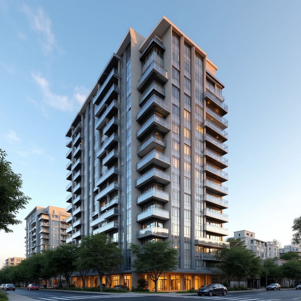 Multiple apartment units in a modern residential building in Santiago Chile representing co-investment portfolio